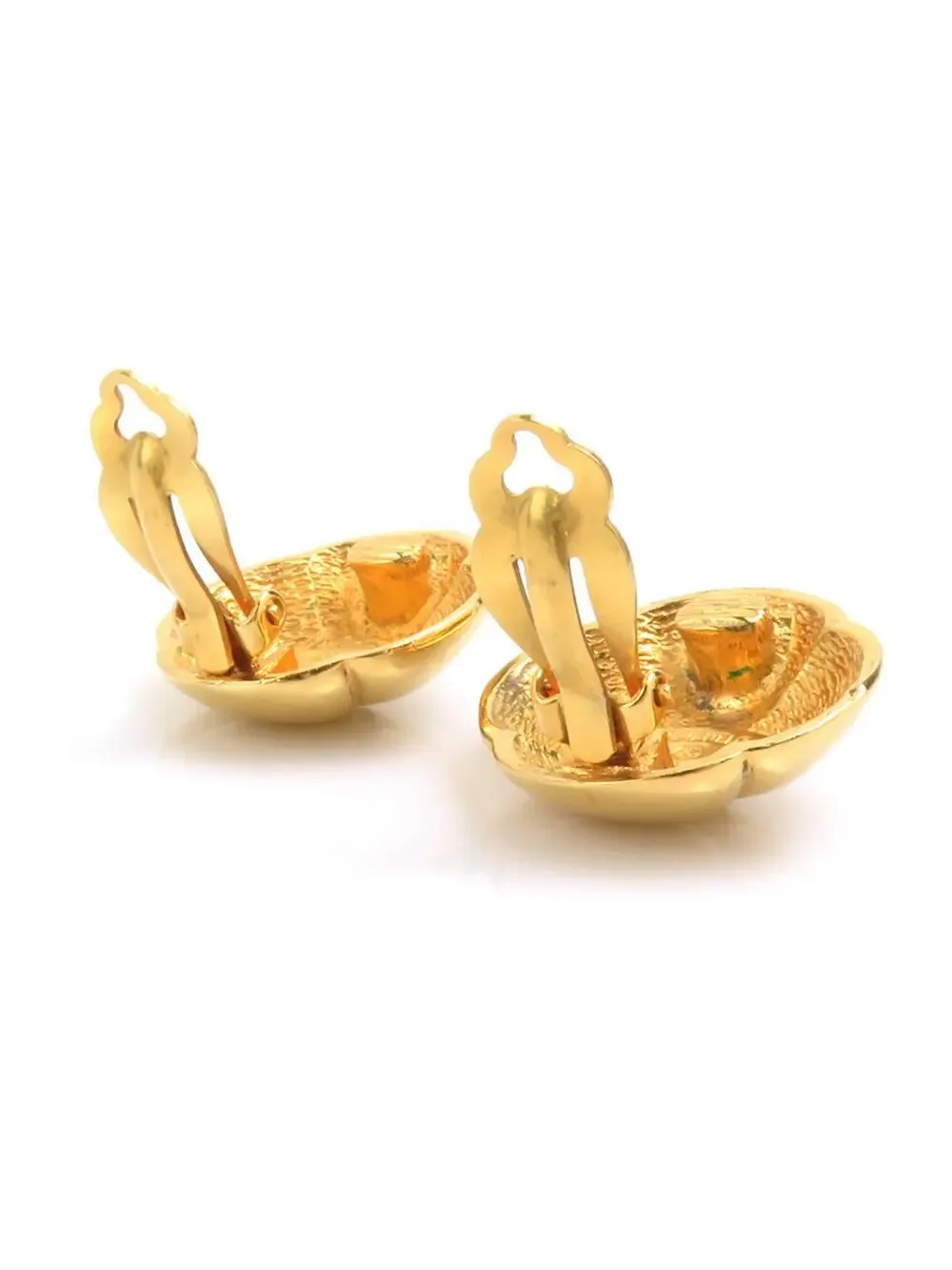 Chanel Cc Logo Clip-On Earrings Gold- #244041C56B